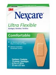 Nexcare™ Ultra Flexible Bandages 566-10LA, .9 in x 2.25 in (22 mm x 57 mm) image Nexcare™ Ultra Flexible Bandages 566-10LA, .9 in x 2.25 in (22 mm x 57 mm)image