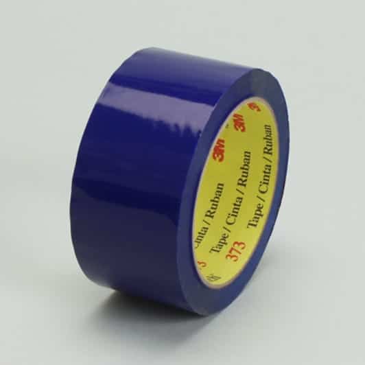 Scotch® Box Sealing Tape 373, Blue, 24 mm x 340 m, 8/Case