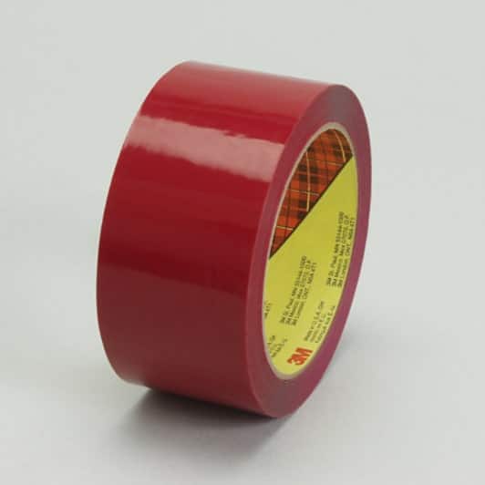 Scotch® Box Sealing Tape 373, Red, 24 mm x 50 m, 36/Case