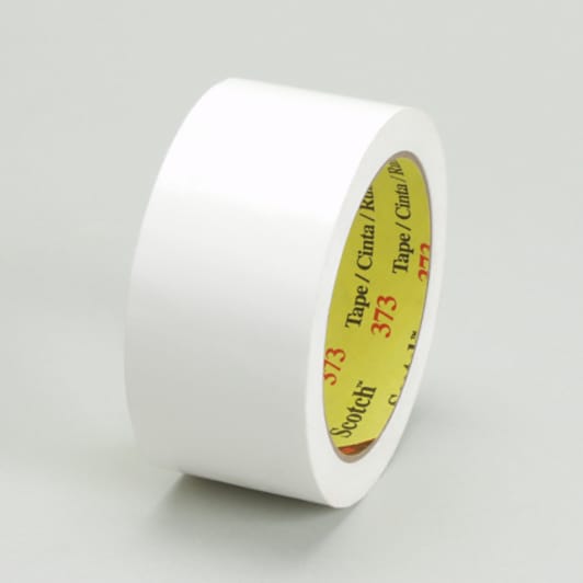 Scotch® Box Sealing Tape 373, White, 288 mm x 914 m, 1/Case