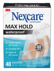 Nexcare™ Max Hold Waterproof Bandages MHW-40, Assorted 40 ct value pack image Nexcare™ Max Hold Waterproof Bandages MHW-40, Assorted 40 ct value packimage
