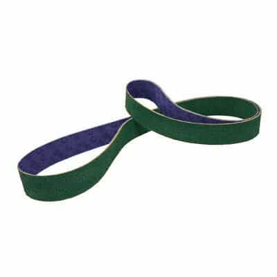 Scotch-Brite™ Durable Flex Low Stretch Belt, DF-BL, A Fine, 1/2 in x 120 in, Scuffed Splice, 20 ea/Case