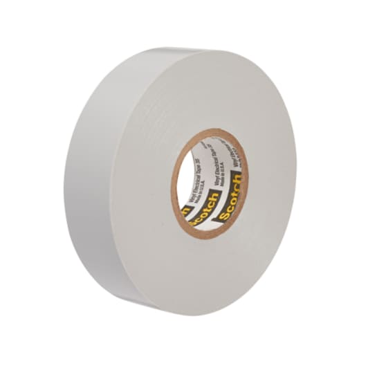 Scotch® Vinyl Color Coding Electrical Tape 35, 3/4 in x 66 ft, Gray, 10 rolls/carton, 100 rolls/Case