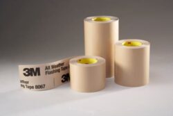 3M™ All Weather Flashing Tape 8067, Tan, 3 in x 75 ft, 12 Rolls/Case, Slit Liner (2-1 Slit) image 3M™ All Weather Flashing Tape 8067, Tan, 3 in x 75 ft, 12 Rolls/Case, Slit Liner (2-1 Slit)image