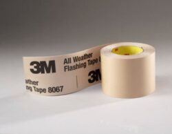3M™ All Weather Flashing Tape 8067, Tan, 9 in x 75 ft, 4 Rolls/Case, Slit Liner (2-7 Slit) image 3M™ All Weather Flashing Tape 8067, Tan, 9 in x 75 ft, 4 Rolls/Case, Slit Liner (2-7 Slit)image