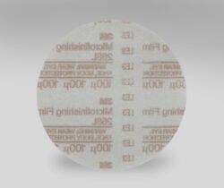 3M™ Hookit™ Microfinishing Film Disc 268L, 100 Mic 3MIL, Type D, 5 in x NH, Die 500X, 50/Carton, 500 ea/Case image 3M™ Hookit™ Microfinishing Film Disc 268L, 100 Mic 3MIL, Type D, 5 in x NH, Die 500X, 50/Carton, 500 ea/Caseimage
