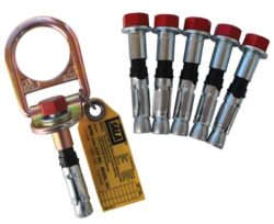 3M™ DBI-SALA® Concrete D-ring Anchor, 5 Extra Bolts 2104561, 1 packimage