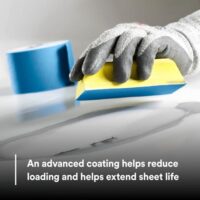 3M™ Stikit™ Blue Abrasive Sheet Roll 321U, 36221, 180, 2-3/4 in x 30 yd, 5 Rolls/Case - Image 3