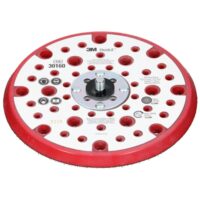 3M™ Hookit™ Low Profile Disc Back-up Pad 30160, 6 Inch, 53 Holes, Red Foam, 10/Case - Image 3