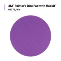 3M™ Hookit™ Painter's Abrasive Disc Back-up Pad 05778, 6 in, 10/Case - Image 3