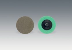 3M™ Roloc™ Flexible Diamond Disc 6234J, M125 J-weight, TR, Black, 1 in, Die R100N, 10 ea/Case image 3M™ Roloc™ Flexible Diamond Disc 6234J, M125 J-weight, TR, Black, 1 in, Die R100N, 10 ea/Caseimage