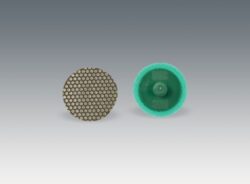 3M™ Roloc™ Flexible Diamond Disc 6234J, M250, TR, Green, 1 in, Die R100N, 10 ea/Case image 3M™ Roloc™ Flexible Diamond Disc 6234J, M250, TR, Green, 1 in, Die R100N, 10 ea/Caseimage