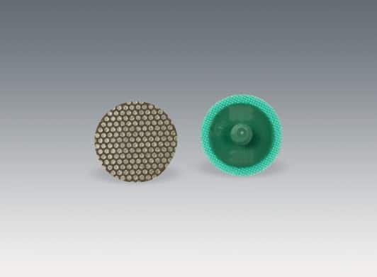 3M™ Roloc™ Flexible Diamond Disc 6234J, M20, TR, White, 3 in, Die R300V, 5 ea/Case