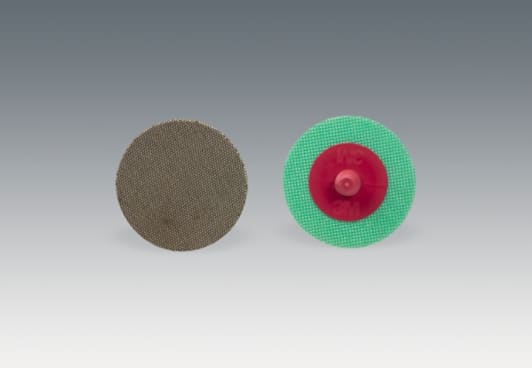 3M™ Roloc™ Flexible Diamond Disc 6234J, M74, TR, Red, 2 in, Die R200P, 10 ea/Case