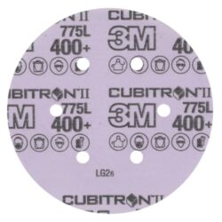 3M™ Cubitron™ II Hookit™ Film Disc 775L, 400+ 3MIL, 6 in x NH, 6HL, Die 600HZ, 50/Carton, 250 ea/Case image 3M™ Cubitron™ II Hookit™ Film Disc 775L, 400+ 3MIL, 6 in x NH, 6HL, Die 600HZ, 50/Carton, 250 ea/Caseimage