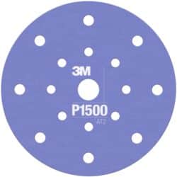 3M™ Hookit™ Flexible Abrasive Disc 270J, 34805, 6 in, Dust Free, P1500, 25 discs per carton, 5 cartons per case image 3M™ Hookit™ Flexible Abrasive Disc 270J, 34805, 6 in, Dust Free, P1500, 25 discs per carton, 5 cartons per caseimage