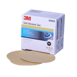3M™ Hookit™ Gold Disc 01010, 3 in, P800, 50 Discs/Carton, 4 Cartons/Case image 3M™ Hookit™ Gold Disc 01010, 3 in, P800, 50 Discs/Carton, 4 Cartons/Caseimage