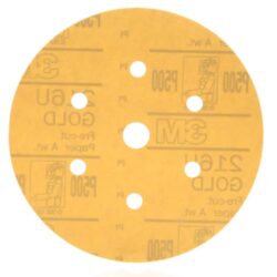 3M™ Hookit™ Gold Disc 216U, Dust Free, 01072, 6 in, P500, 100 Discs/Carton, 4 Cartons/Case image 3M™ Hookit™ Gold Disc 216U, Dust Free, 01072, 6 in, P500, 100 Discs/Carton, 4 Cartons/Caseimage
