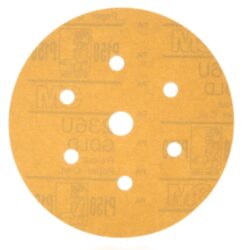 3M™ Hookit™ Gold Disc 236U, Dust Free, 01083, 6 in, P80, 75 discs per carton, 4 cartons per case image 3M™ Hookit™ Gold Disc 236U, Dust Free, 01083, 6 in, P80, 75 discs per carton, 4 cartons per caseimage