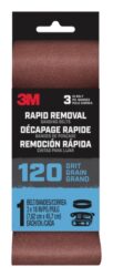 3M™ Rapid Removal 3 x 18-inch Power Sanding Belt, 120 grit, Belt3x181pk120, 1 pk, 10/case image 3M™ Rapid Removal 3 x 18-inch Power Sanding Belt, 120 grit, Belt3x181pk120, 1 pk, 10/caseimage