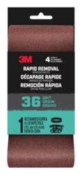 3M™ Rapid Removal 4×36 Power Sanding Belt, 36 grit, Belt4x361pk36, 1 pk, 10/case image 3M™ Rapid Removal 4×36 Power Sanding Belt, 36 grit, Belt4x361pk36, 1 pk, 10/caseimage