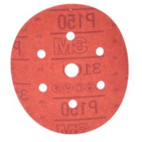 3M™ Hookit™ Red Abrasive Disc Dust Free, 01144, 6 in, P150, 50 discs per carton, 6 cartons per case - Image 3