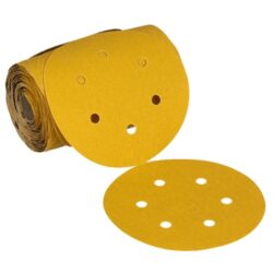 3M™ Stikit™ Gold Abrasive Disc Roll 61644, 120, 6 in (150 mm), Dust-Free, 100 Discs/Roll, 6 Rolls/Case image 3M™ Stikit™ Gold Abrasive Disc Roll 61644, 120, 6 in (150 mm), Dust-Free, 100 Discs/Roll, 6 Rolls/Caseimage