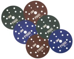 3M™ Hookit™ Flexible Abrasive Disc 270J, 34537, 5 in, P400, 50 discs per pack, 4 packs per case image 3M™ Hookit™ Flexible Abrasive Disc 270J, 34537, 5 in, P400, 50 discs per pack, 4 packs per caseimage