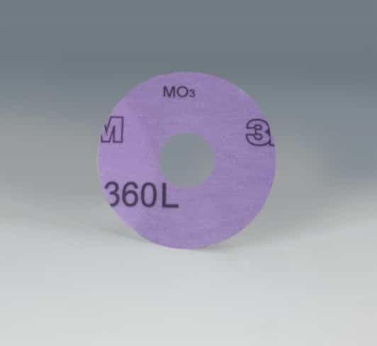 3M™ Hookit™ Film Disc 360L, P600, 3 in x 7/8 in, Die 300M, 100/Pac, 1000 ea/Case