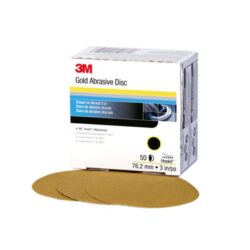3M™ Hookit™ Gold Disc 00912, 3 in, P500, 50 Discs/Carton, 4 Cartons/Case image 3M™ Hookit™ Gold Disc 00912, 3 in, P500, 50 Discs/Carton, 4 Cartons/Caseimage