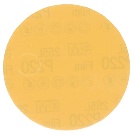 3M™ Stikit™ Gold Film Disc 255L, P400, 8 in x NH, Die 800L