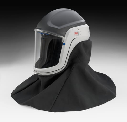 3M™ Versaflo™ Respiratory Helmet Assembly M-407, with Premium Visor and Flame-Resistant Shroud, 1 EA/Case