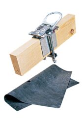 3M™ DBI-SALA® Permanent Detachable D-ring Roof Anchor for Wood 2104542, with Flashing, Fits 2 x 10 to 2 x 12image