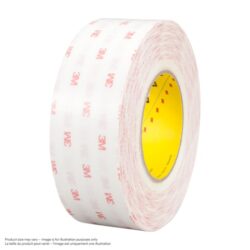 3M™ Double Coated Tissue Tape 9456, Clear, 4 1/2 in x 180 yd, 4 mil, Roll image 3M™ Double Coated Tissue Tape 9456, Clear, 4 1/2 in x 180 yd, 4 mil, Rollimage