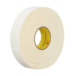 3M™ Repulpable Heavy Duty Double Coated Tape R3287, White, 48 mm x 55 m, 5 mil, 24 Roll/Case image 3M™ Repulpable Heavy Duty Double Coated Tape R3287, White, 48 mm x 55 m, 5 mil, 24 Roll/Caseimage