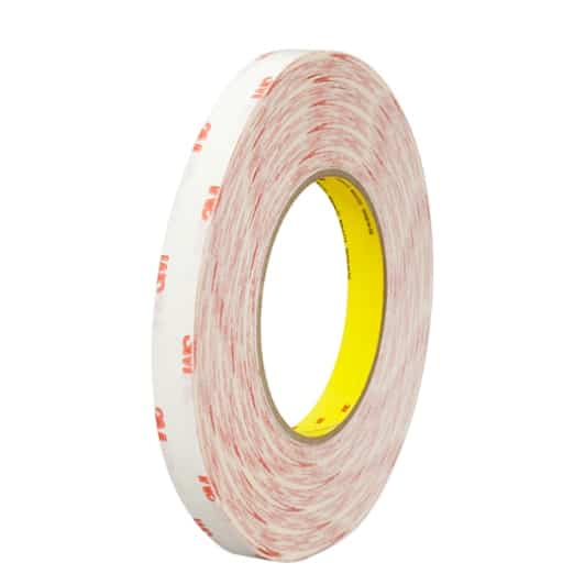 3M™ Double Coated Tissue Tape 9456, Clear, 2 in x 72 yd, 4 mil, 24 Roll/Case