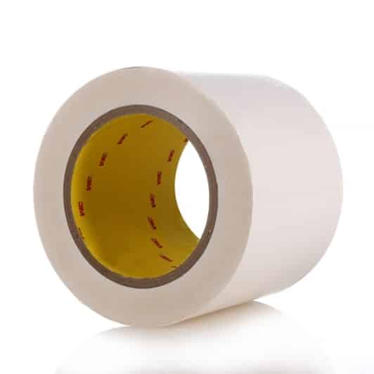 3M™ Double Coated Tape 9009, Clear, 54 in x 60 yd, 2.1 mil, 1 Roll/Case
