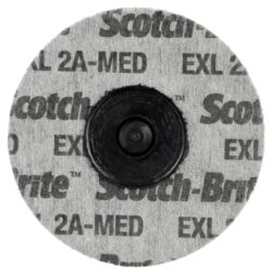 Scotch-Brite™ Roloc™ EXL Unitized Wheel, XL-UR, 2A Medium, TR, 3 in image Scotch-Brite™ Roloc™ EXL Unitized Wheel, XL-UR, 2A Medium, TR, 3 inimage