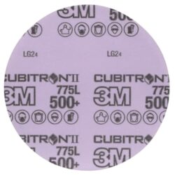 3M™ Cubitron™ II Hookit™ Film Disc 775L, 500+ 3MIL, 5 in x NH, Die 500X, 50/Carton, 250 ea/Caseimage