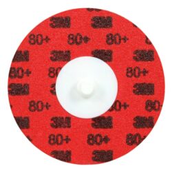 3M™ Roloc™ Durable Edge Disc 767F, 80+ YF-weight, TR, Maroon, 3 in, Die R300V, 50/Carton, 200 ea/Caseimage