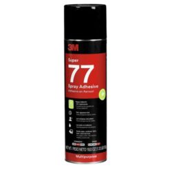3M™ Super 77 CA Multipurpose Spray Adhesive, Low VOC, Clear, 24 floz (Net Wt 18.0 oz), 12 Can/Case image 3M™ Super 77 CA Multipurpose Spray Adhesive, Low VOC, Clear, 24 floz (Net Wt 18.0 oz), 12 Can/Caseimage