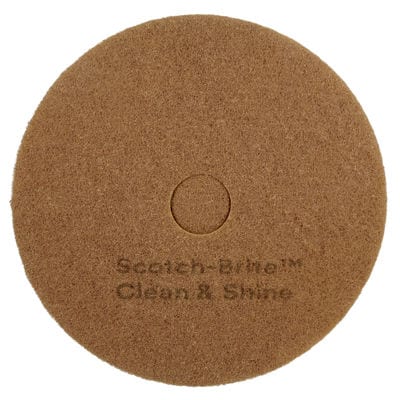 Scotch-Brite Clean & Shine Pad, 9 in, 5/Case
